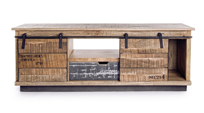 Tudor - Mueble TV de 130 cm 2P-1C - Imagen 4