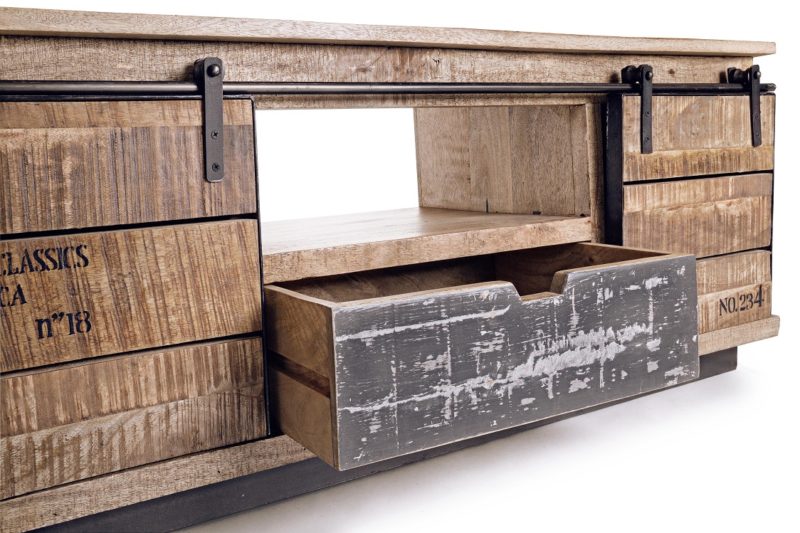Tudor - Mueble TV de 130 cm 2P-1C - Imagen 3