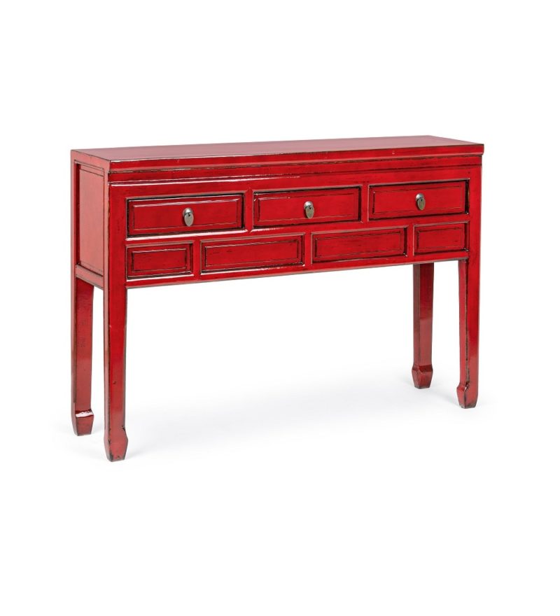 Jinan - Consola de 128 cm 3C Rojo - Imagen 2