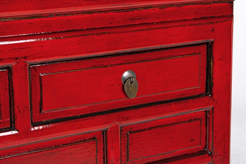 Jinan - Consola de 128 cm 3C Rojo - Imagen 4