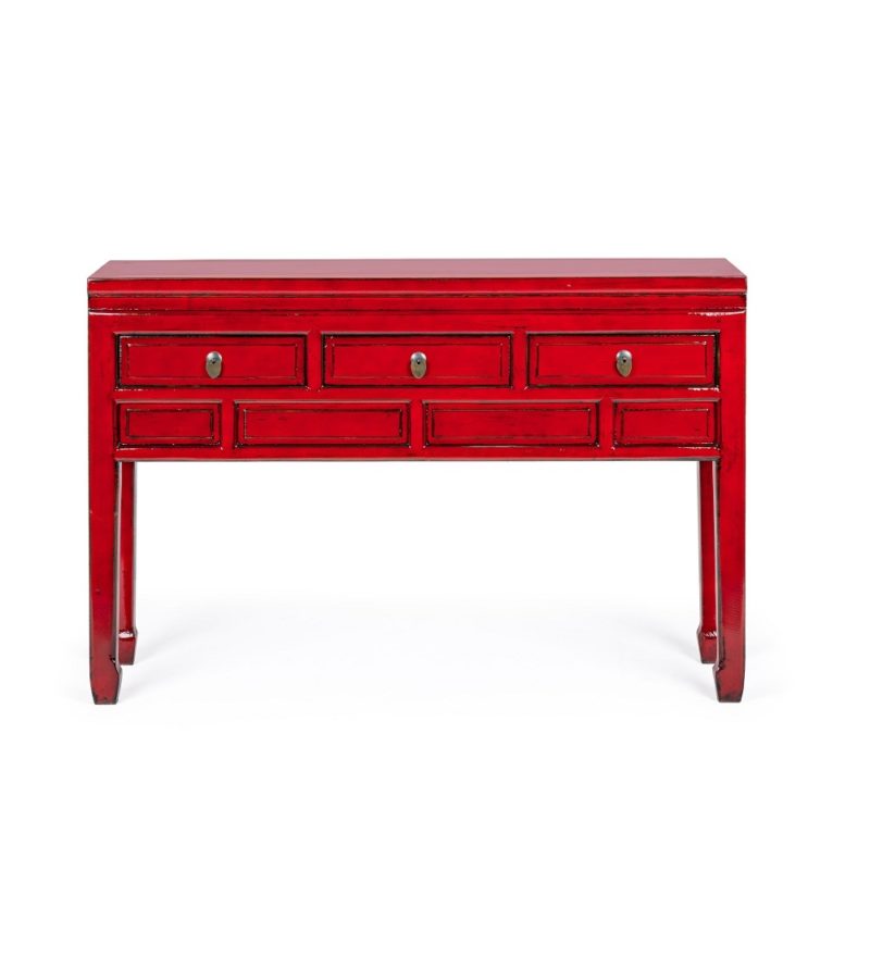 Jinan - Consola de 128 cm 3C Rojo