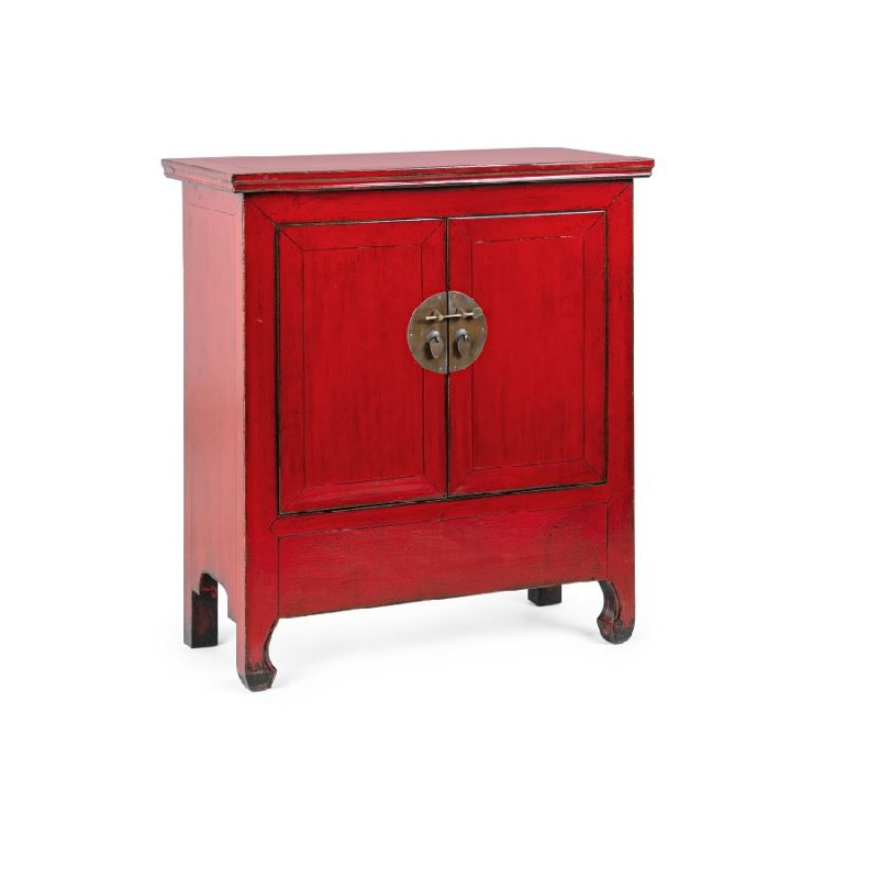 Jinan - Aparador de 89 cm 2P, Rojo - Imagen 2