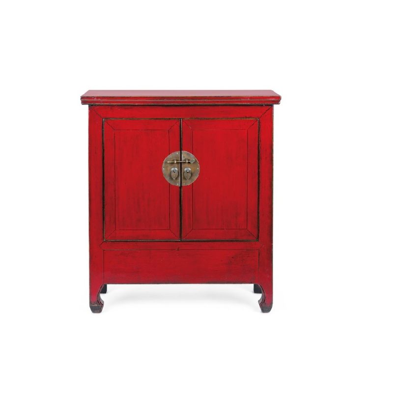 Jinan - Aparador de 89 cm 2P, Rojo