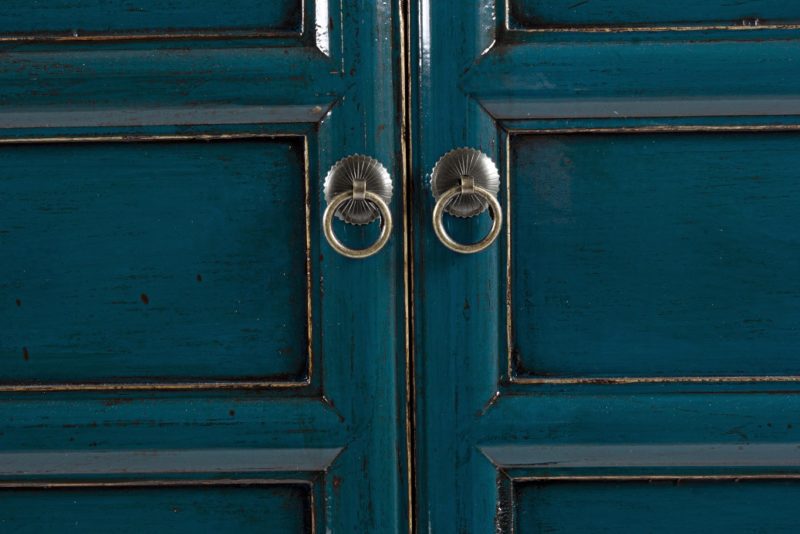 Jinan - Aparador de 133 cm 4P Azul - Imagen 6