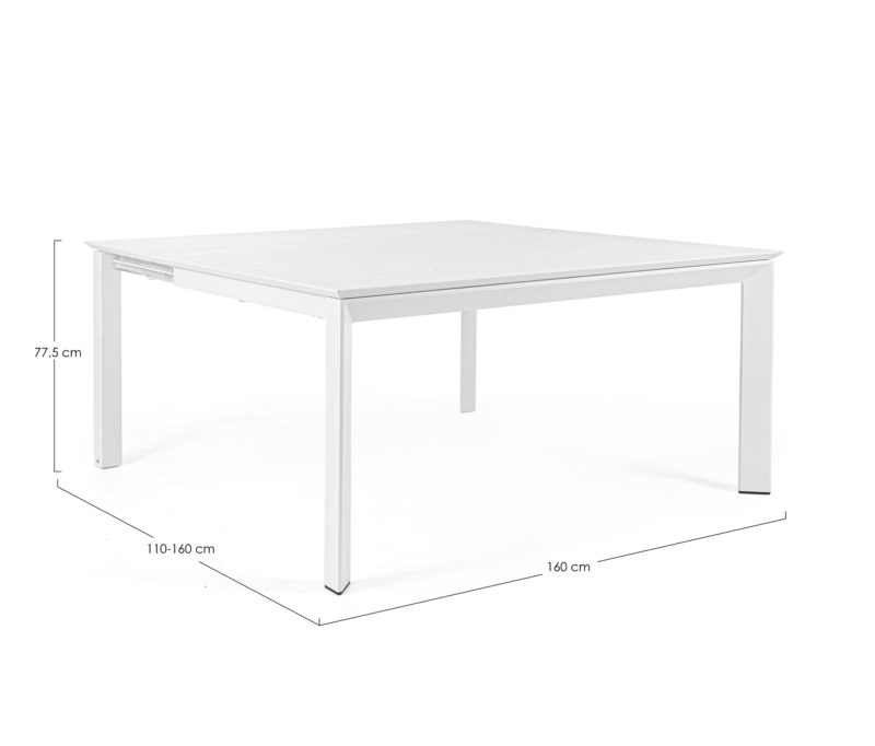Konnor - Mesa de 160 Blanco Ext. a 160 - Imagen 9