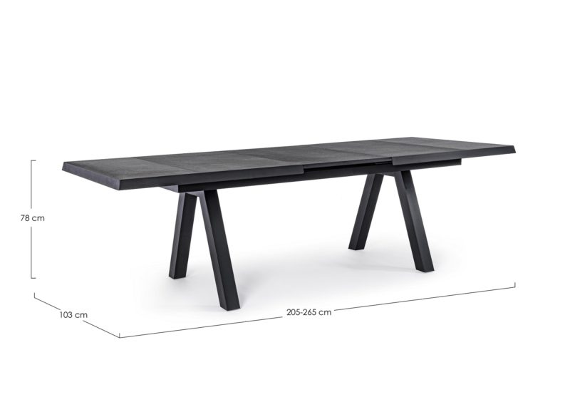 Krion - Mesa de 205 (Ext. 265) Antracita - Imagen 5