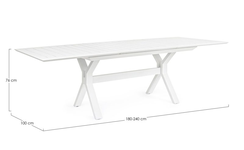 Kenyon - Mesa de 180 Blanco Ext. a 240 - Imagen 5