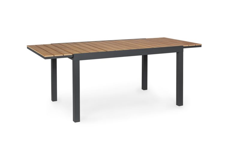 Elias - Mesa de exterior de 140 Antracita Ext. a 200 cm