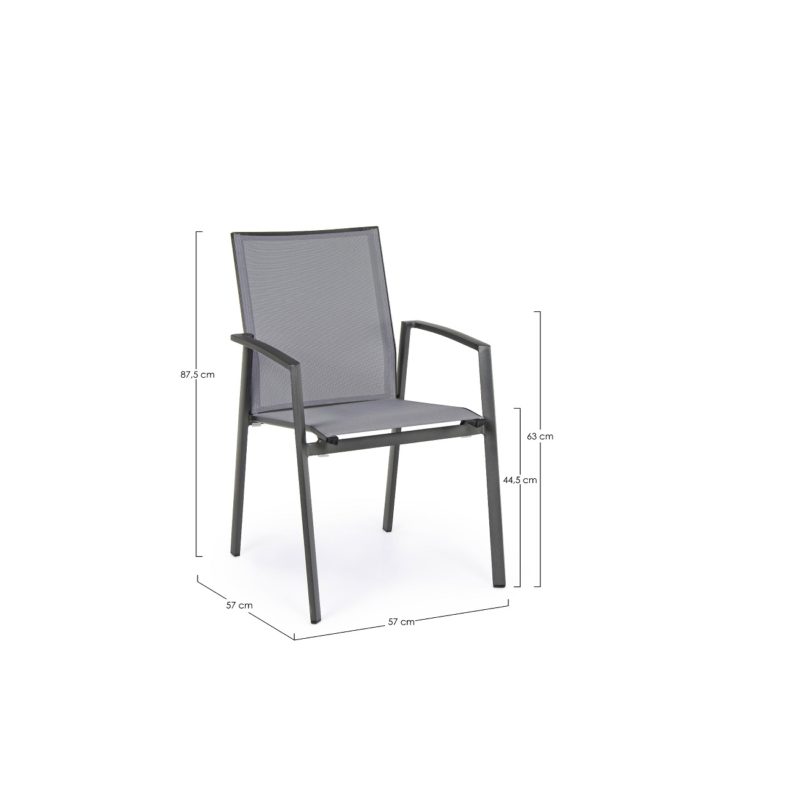 Cruise - Silla de exterior Antracita - Imagen 4