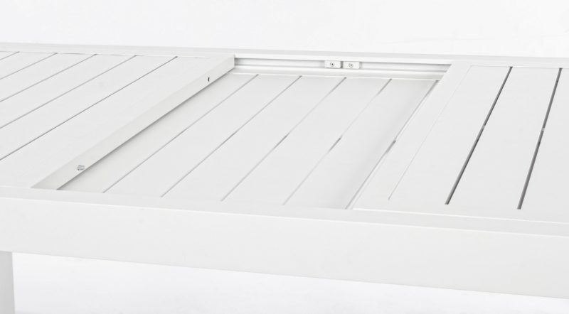 Hilde - Mesa de exterior de 160 Blanca Ext. a 240 cm - Imagen 6