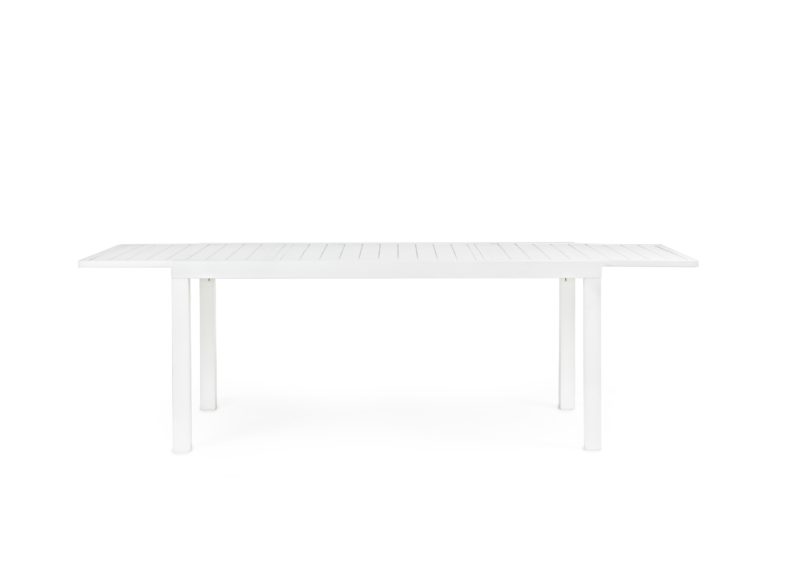 Hilde - Mesa de exterior de 160 Blanca Ext. a 240 cm - Imagen 4