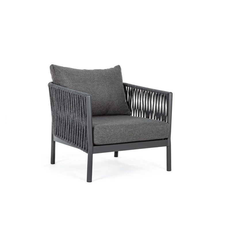 Florencia - Sillón de exterior Antracita (Pack de 2 udds.) - Imagen 2
