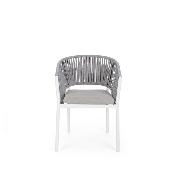 Florencia - Silla de exterior Blanca - Apilable - Imagen 2