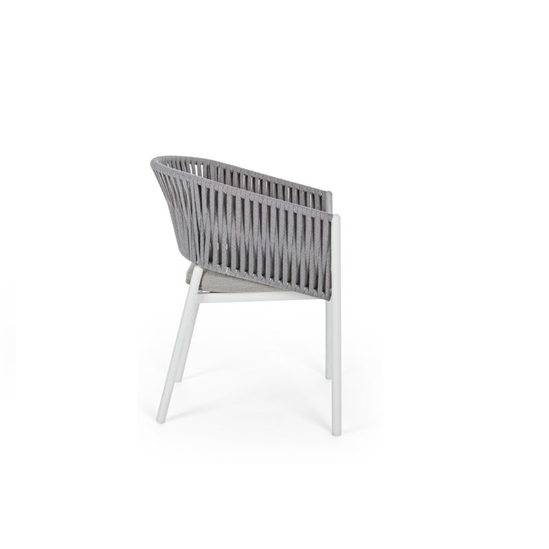 Florencia - Silla de exterior Blanca - Apilable - Imagen 3