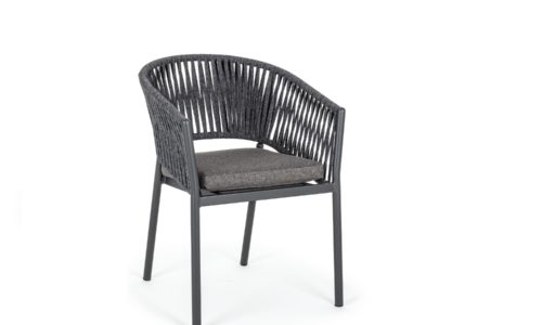 Florencia - Silla de exterior Antracita - Apilable
