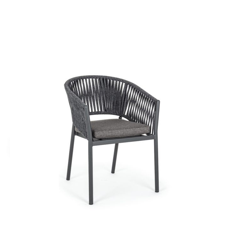 Florencia - Silla de exterior Antracita - Apilable