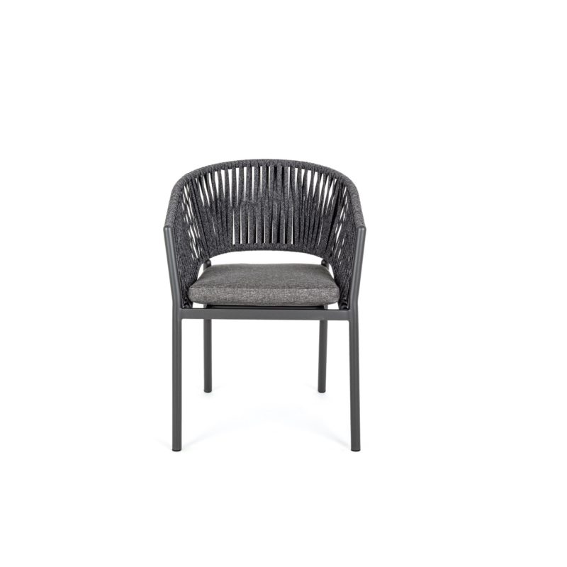 Florencia - Silla de exterior Antracita - Apilable - Imagen 2