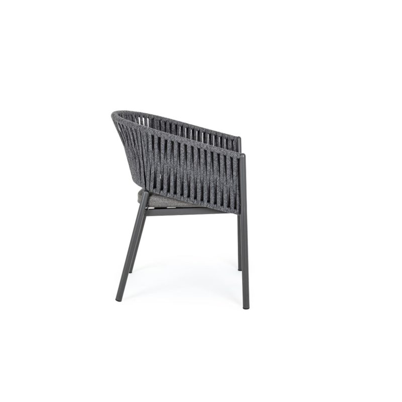 Florencia - Silla de exterior Antracita - Apilable - Imagen 3