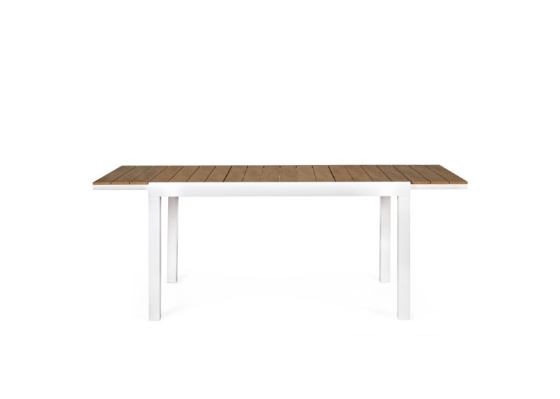 Elias - Mesa de exterior de 140 Blanco Ext. a 200 cm - Imagen 3