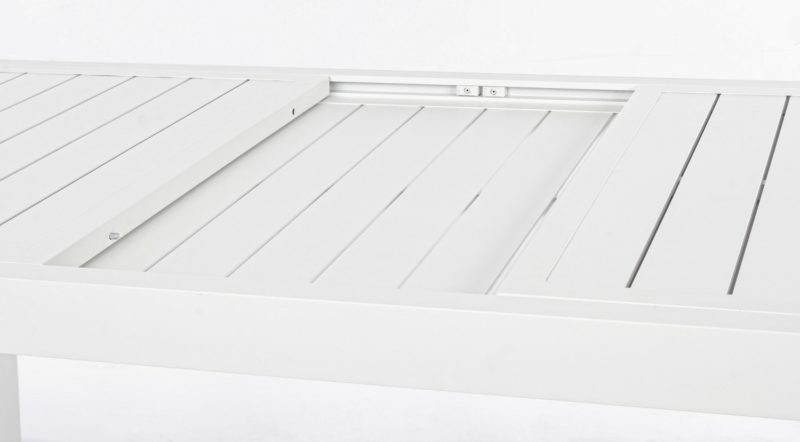 Hilde - Mesa de exterior de 140 Blanca Ext. a 210 cm - Imagen 6