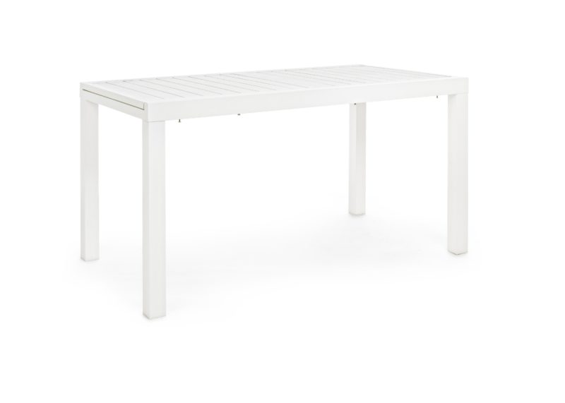 Hilde - Mesa de exterior de 140 Blanca Ext. a 210 cm - Imagen 2