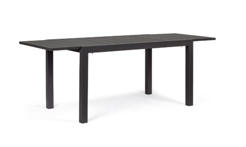 Hilde - Mesa de exterior de 140 Antracita Ext. a 210 cm