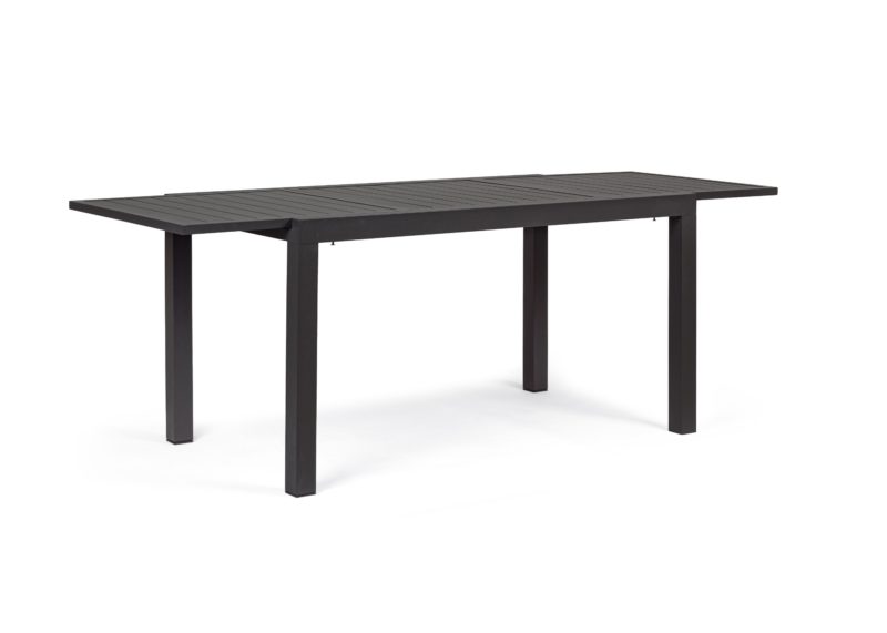Hilde - Mesa de exterior de 140 Antracita Ext. a 210 cm