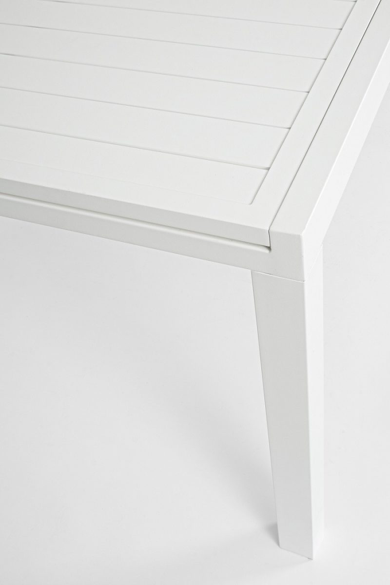 Hilde - Mesa de exterior de 200 Blanca Ext. a 300 cm - Imagen 6
