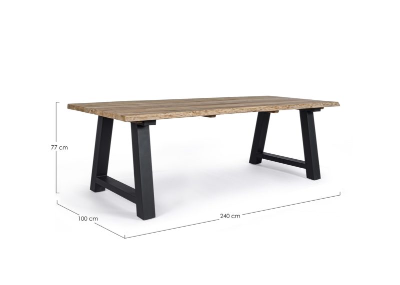 Rolland - Mesa Fija de 240 Antracita - Imagen 3