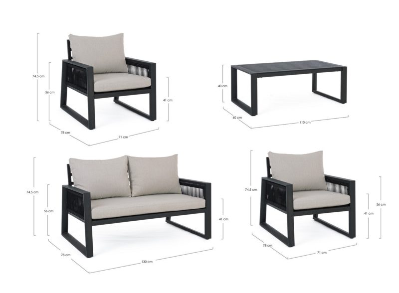 Captiva - Conjunto de exterior Antracita - Imagen 7