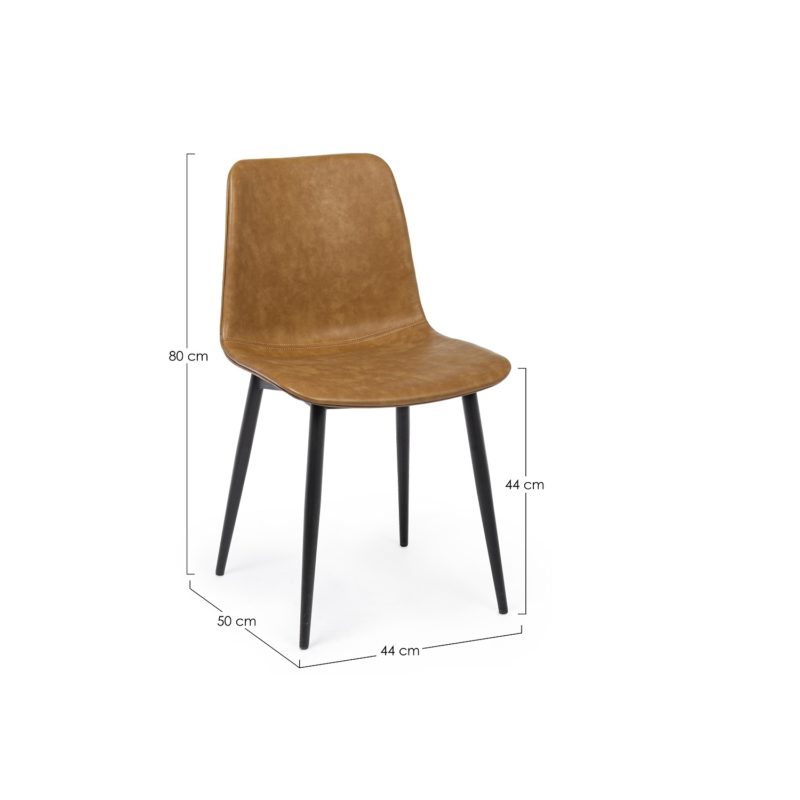 Kyra - Silla Cuero Vintage - Imagen 5