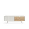 Sierra - Mueble TV 1P3C Blanco/Roble