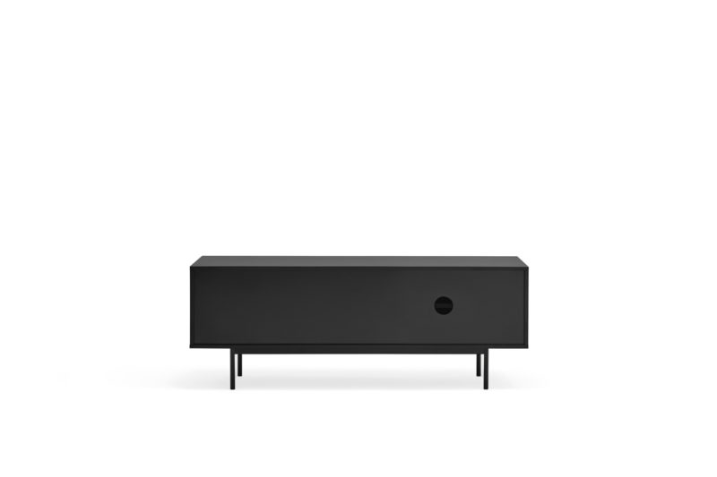 Sierra - Mueble TV 1P3C Negro/Roble - Imagen 5