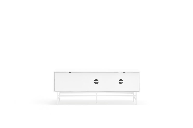 Punto - Mueble TV de 140 cm 2P2C Blanco - Imagen 5