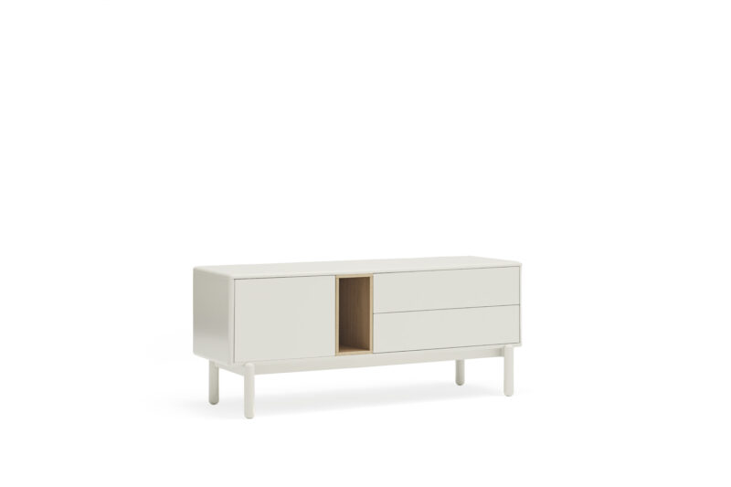 Corvo - Mueble TV 1P2C1H 140 CM Crema - Imagen 2
