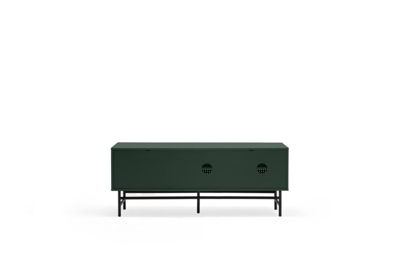 Punto - Mueble TV de 140 cm 2P2C Verde/Negro - Imagen 5