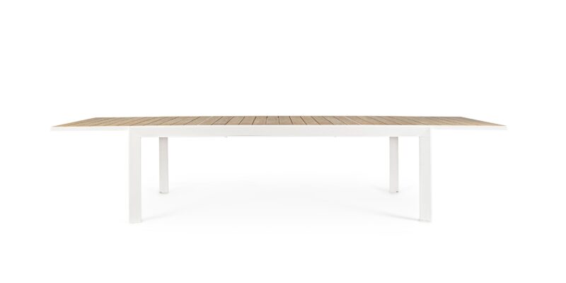 Belmar - Mesa de exterior de 220 Blanco/Natural Ext. a 340