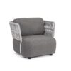 Palmer - Sillón Blanco/Gris