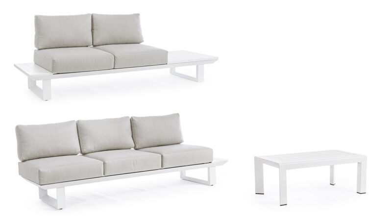 Konnor - Conjunto para terraza Blanco - Imagen 4