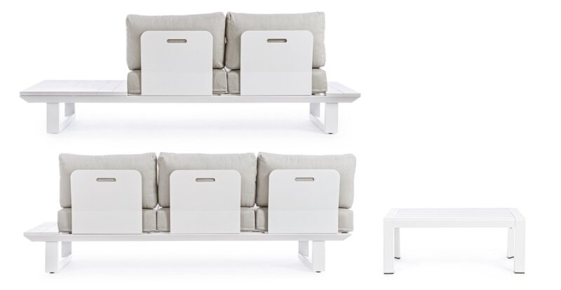 Konnor - Conjunto para terraza Blanco - Imagen 6