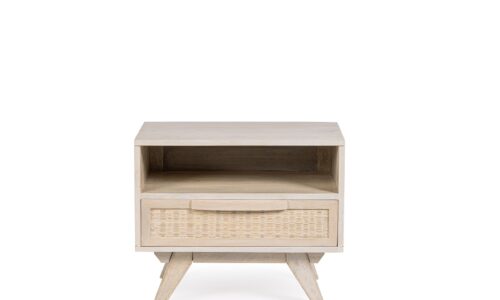 Sahana - Mesita de 55 cm Cajón y Hueco