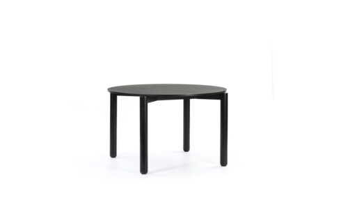 Atlas - Mesa Redonda fija de 120cm Negro