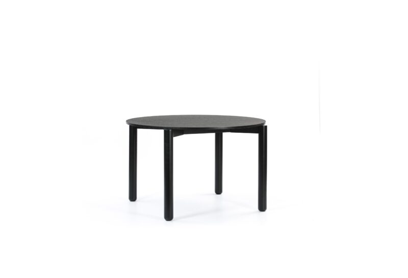 Atlas - Mesa Redonda fija de 120cm Negro