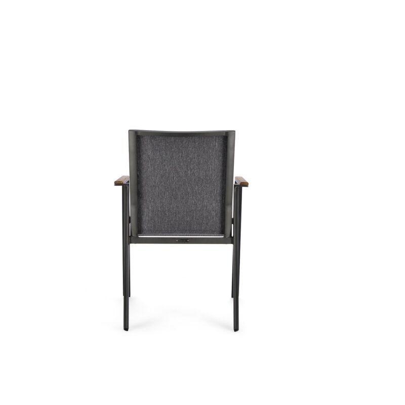 Cameron - Silla de exterior Antracita/Teca - Imagen 4