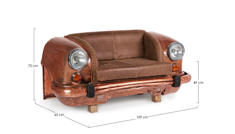 Ambassador - Sofá coche de 159 cm - Imagen 3