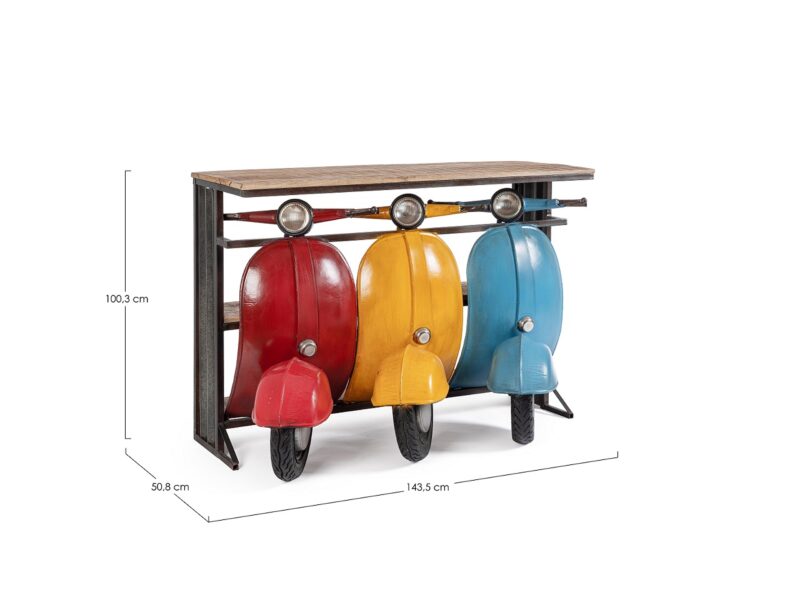 Trio Vespa - Mueble Bar de 143,5 cm - Imagen 6