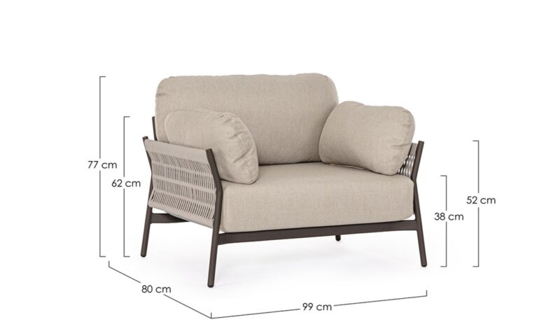 Pardis - Sillón de exterior Raven (Pack de 2 ud.) - Imagen 7