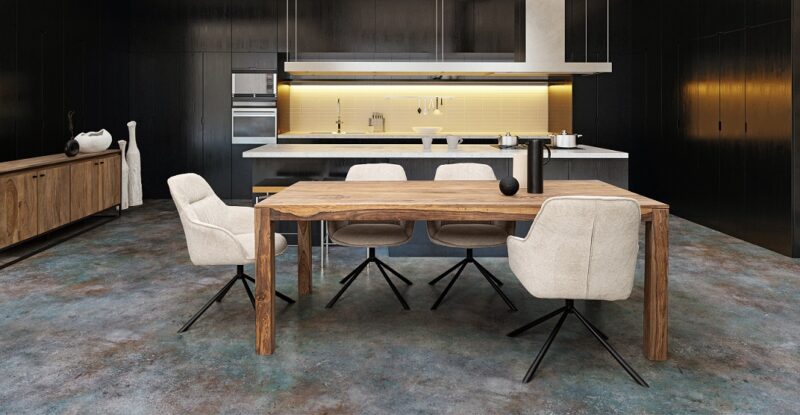 Nartan - Mesa fija de Comedor de 160 x 90 cm - Imagen 6