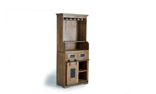 Adya - Mueble Bar de 75 cm, 1P/2C