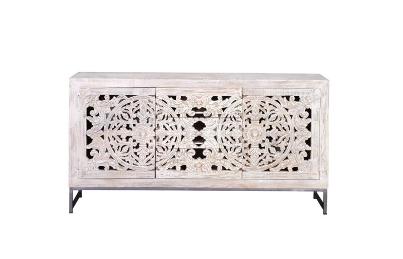 Umaid - Aparador de 150 cm con 2P/3C